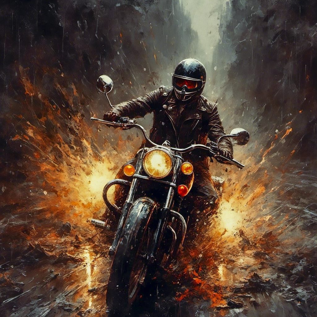 The Home of The Global Association of One Percenters 2 AI motorbike in fire for the Global Association of one percenters individual membership page